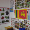 preparation of classrooms in the children's homes of the Welegama Model Village Children's Club 2012.10.12