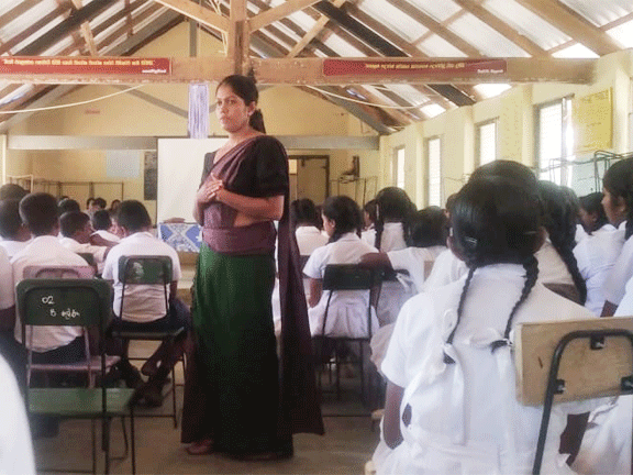 Uduwela school awareness program