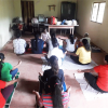 donut making and yoga training