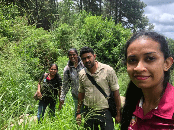 Field survey of Igurugolla water catchment area