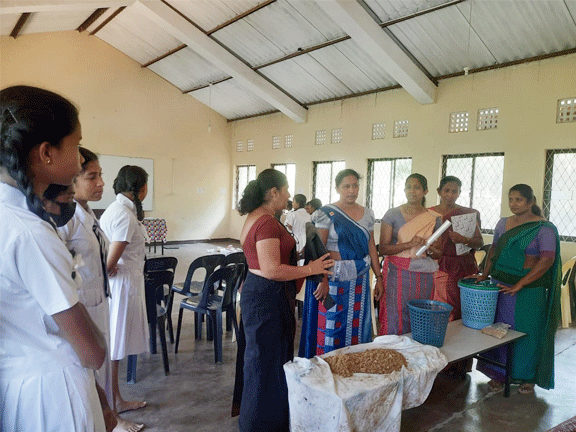 Mashroom Program for Bootawatta school