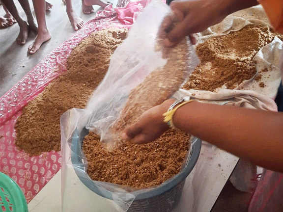 Mashroom Program for Bootawatta school