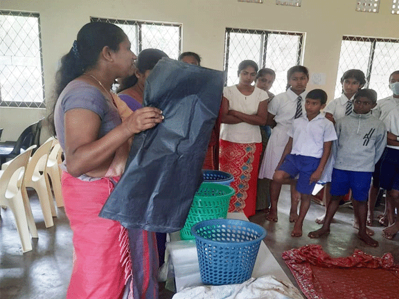 Mashroom Program for Bootawatta school
