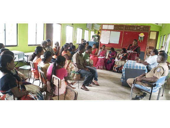 Parents meeting Kirimatiya school