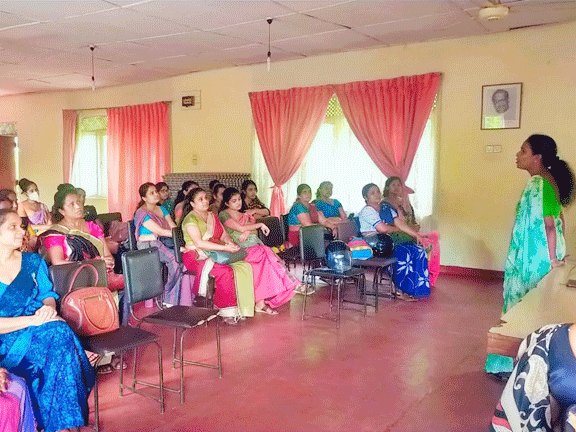 pre school awareness program in cooperative hall