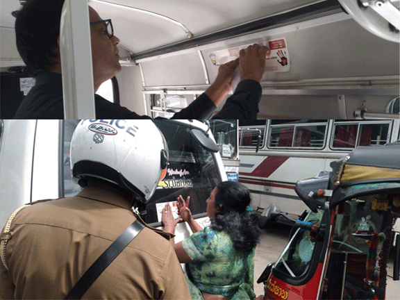 Protect children sticker campaign 