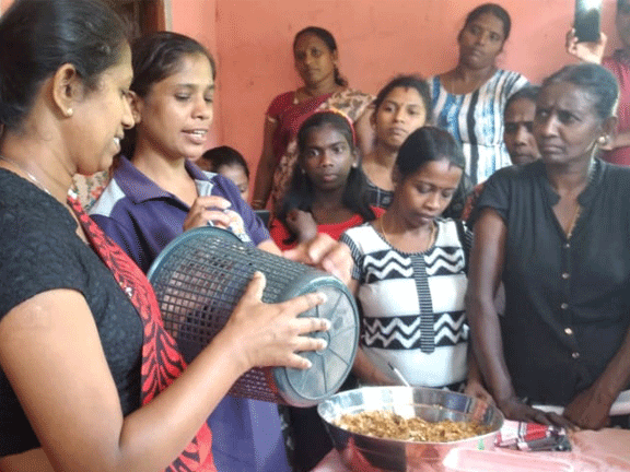 Soap and Mushroom production in Hanthana